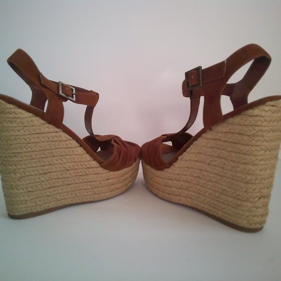 Aldo Patuel Wedge Heel Sandal Size 39 Women's 8.5 - Picture 6 of 8